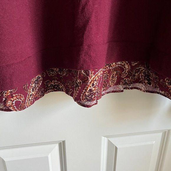 J. Jill Sweater - Maroon - Size XL - Picture 6 of 9